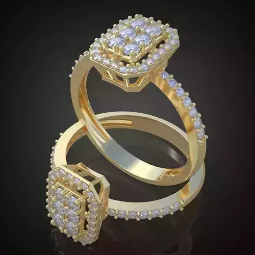 Ring 3D model 0164 printable model19 3D print model