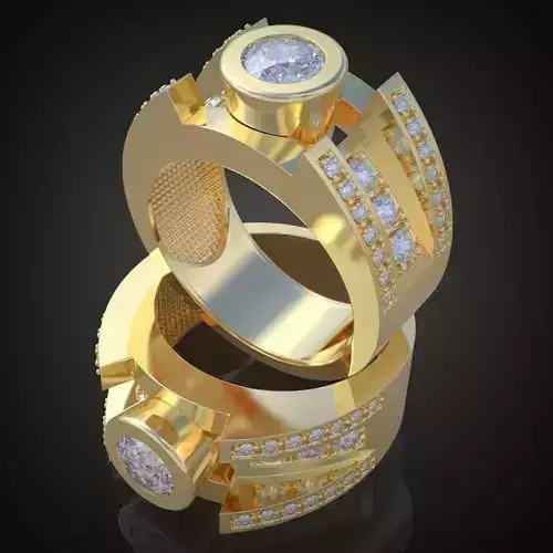 Ring 3D model 0165 printable model10 3D print model