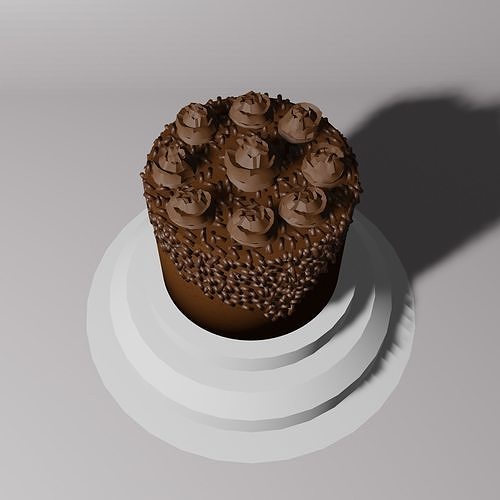 cake object 3D model