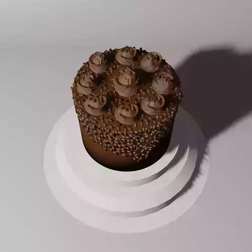 cake object 3D model