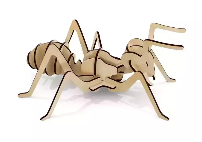 Ant - Hormiga - rompecabezas 3D puzzle 3D print model
