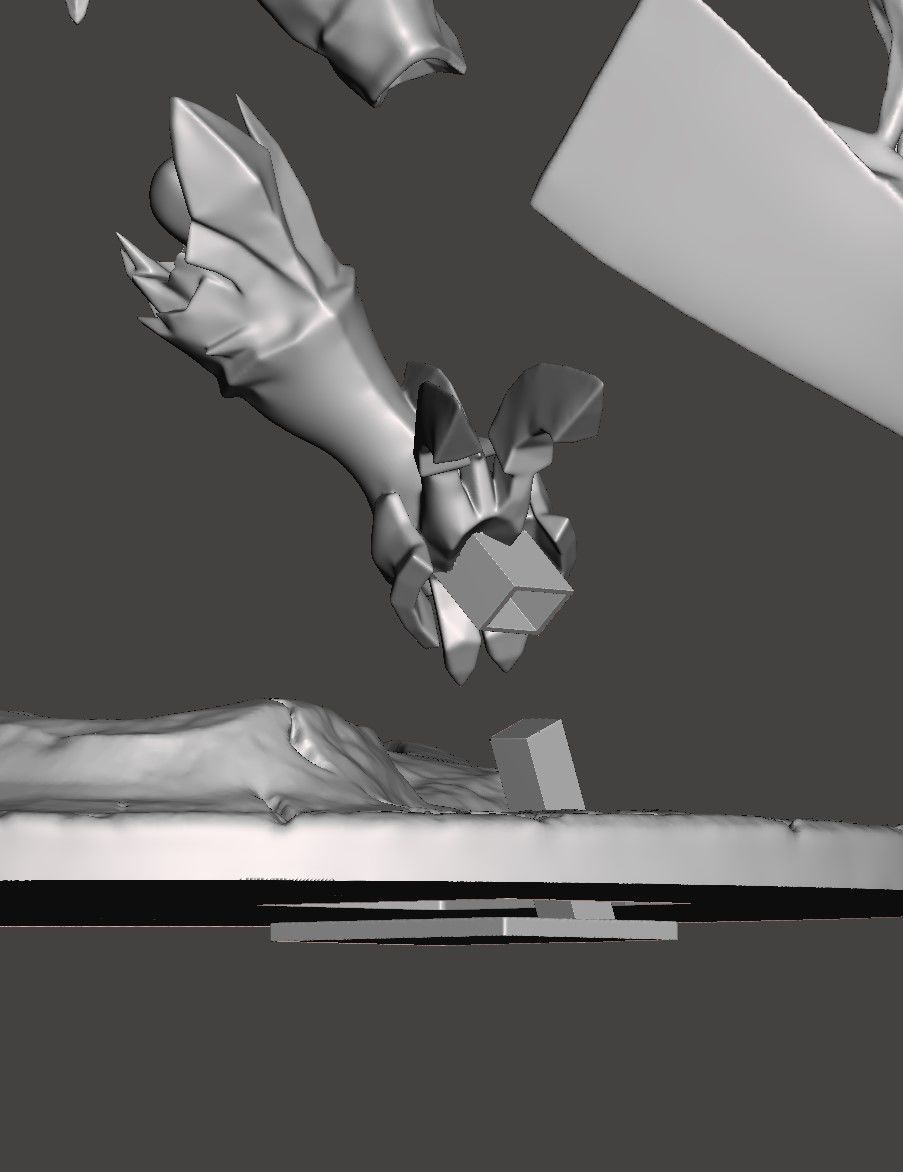 NIGHTMARE - SOUL CALIBUR with 2 SOUL EDGE SWORDS HIGH POLY STL 3D print model_19