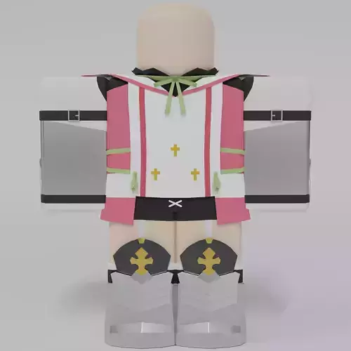 Roblox Alisha Diphda Armor Set  Low-poly 3D model