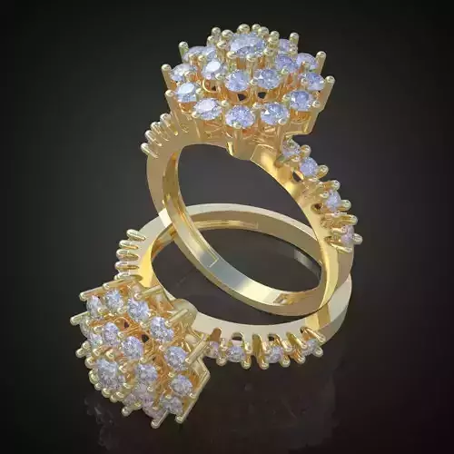 Ring 3D model 0174 printable model10 3D print model