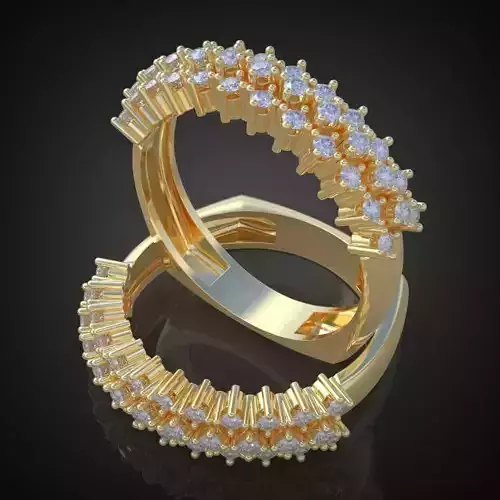 Ring 3D model 0175 printable model11 3D print model
