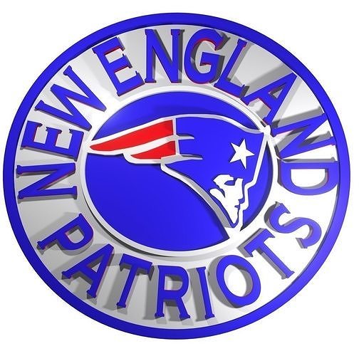 New England Patriots disc 22 3D model