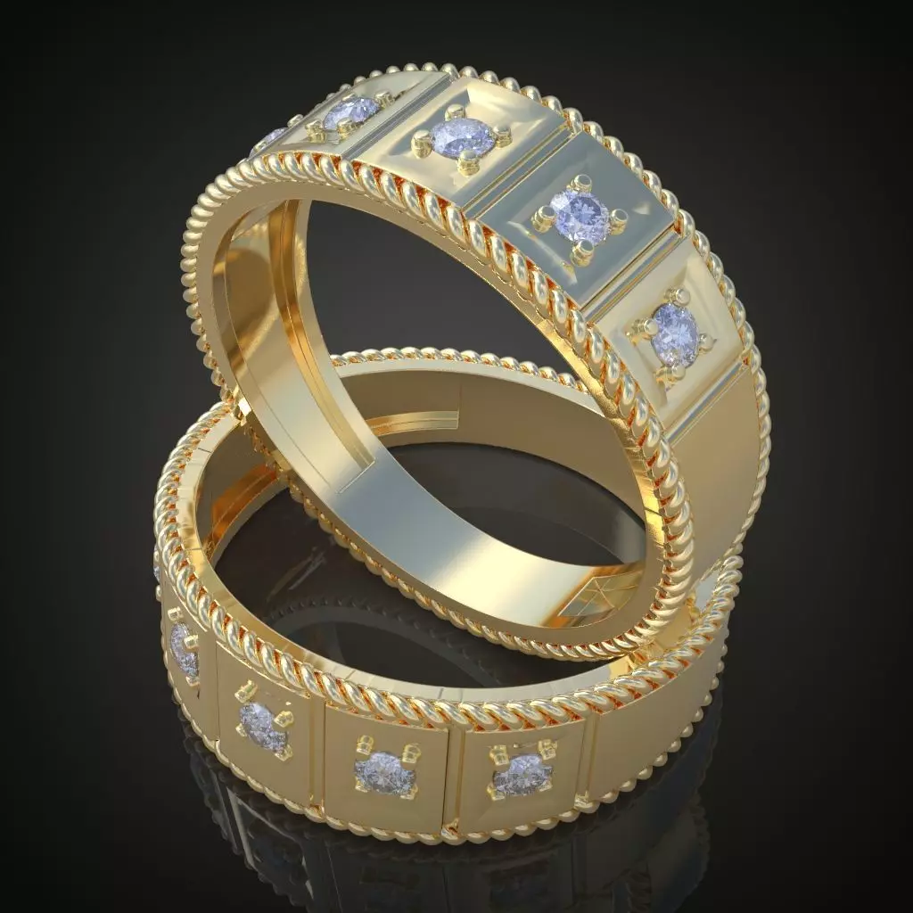 Ring 3D model 3D 0182 printable model11 3D print model