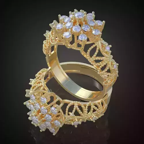 Ring 3D model 0184 printable model12