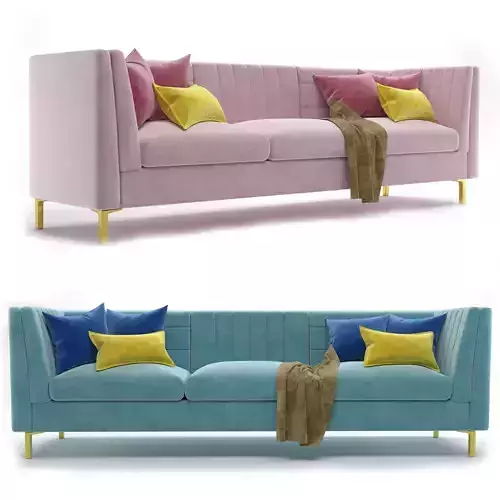 performance velvet sofa