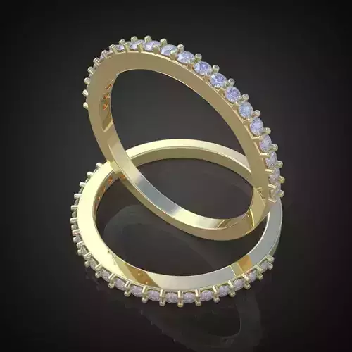 Ring 3D model 0185 printable model11