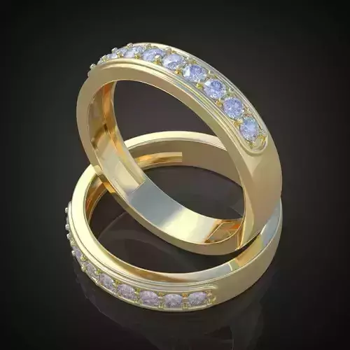 Ring 3D model 0186 printable model10ol13n