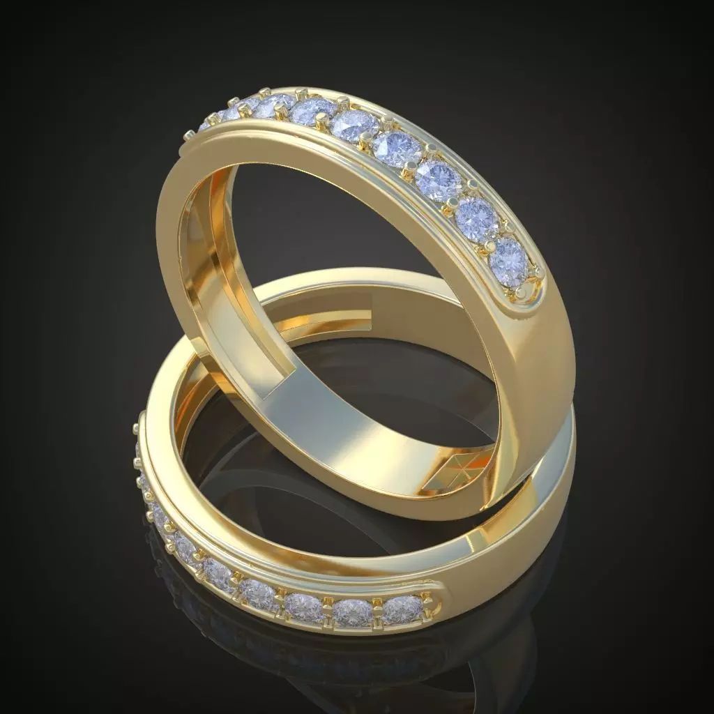 Ring 3D model 0186 printable model10ol13n 3D print model
