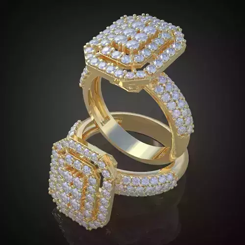 Ring 3D model 0188 printable model11