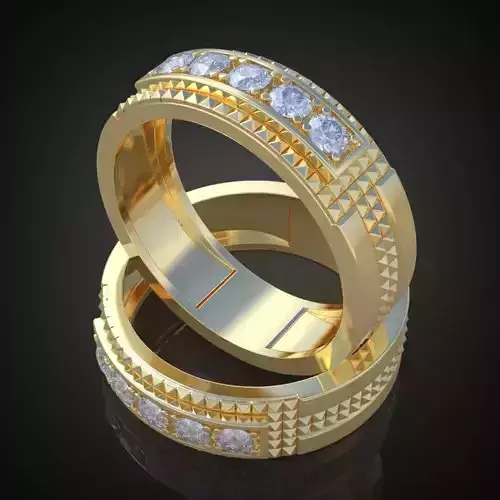 Ring 3D model 0189 printable model10