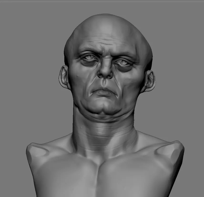 Orthographic dude Free 3D print model