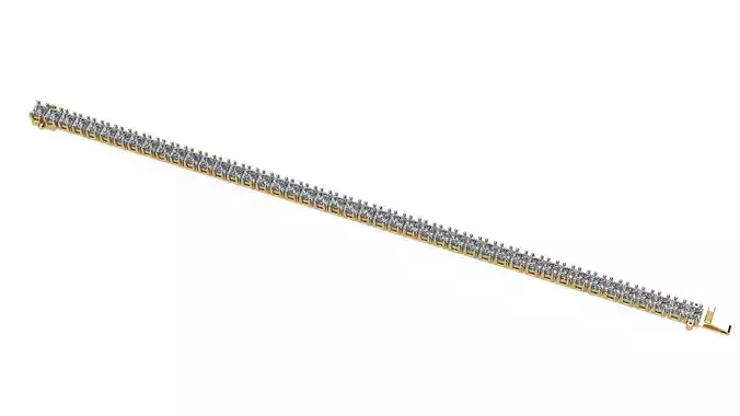 Riviera Bracelet Square Princess cut 3-5 mm