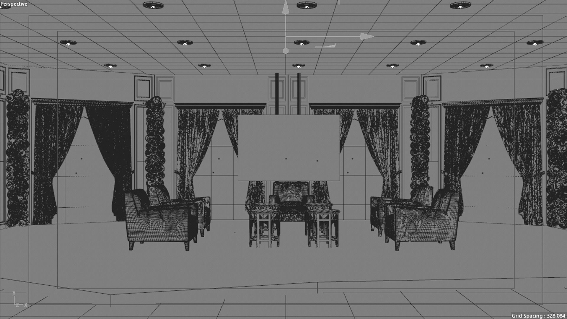 Islamic Virtual Set 3D model_6