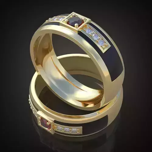 Ring 3D model 0196 printable model12