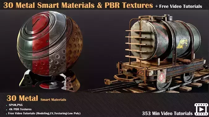 30 Metal Smart Materials - VOL 03  