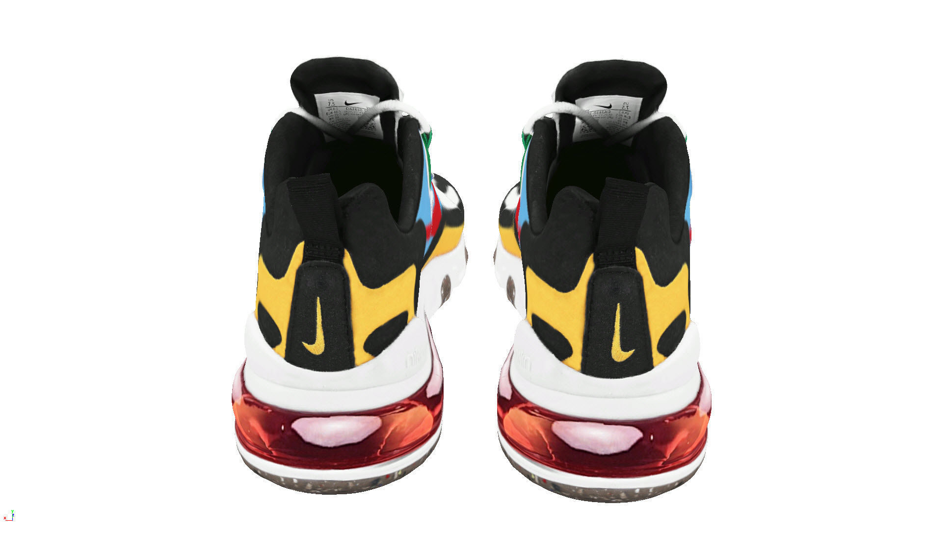 Nike Air Max 270 React 3D model_9