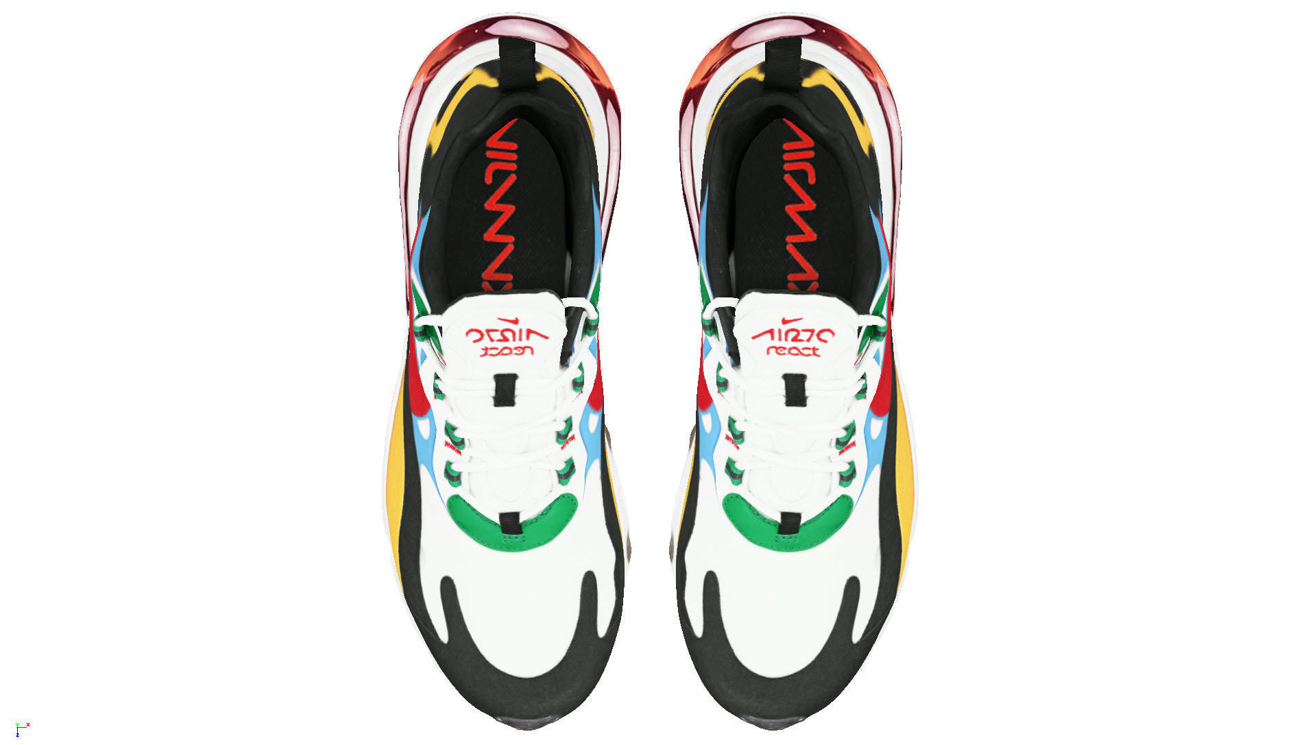 Nike Air Max 270 React 3D model_1