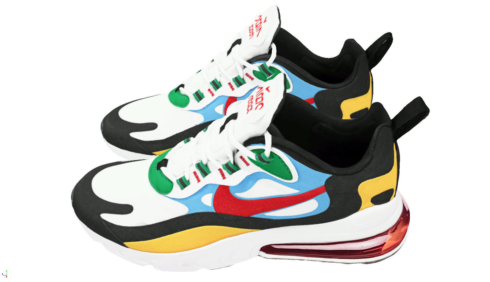 Nike Air Max 270 React 3D model_7