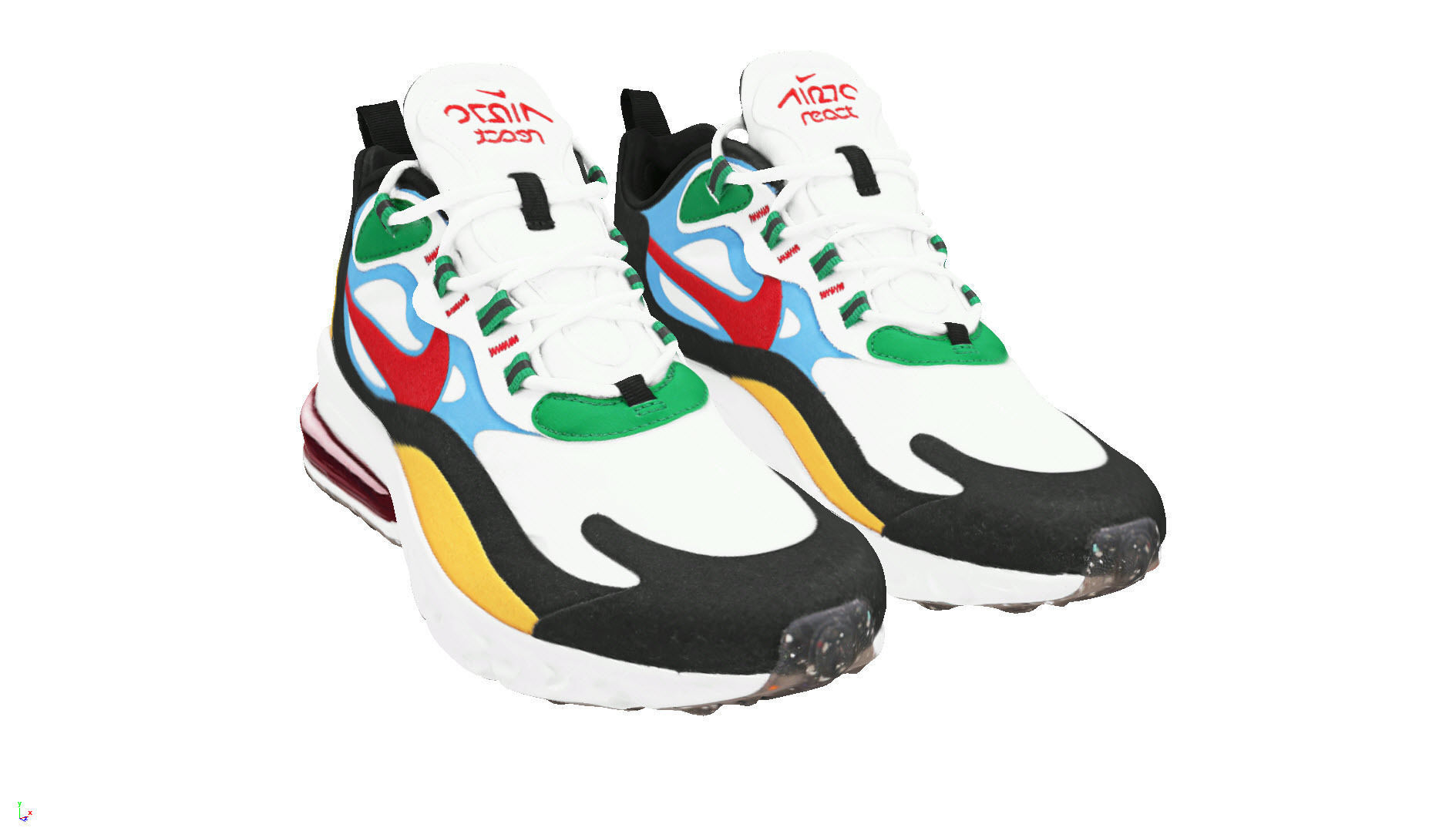 Nike Air Max 270 React 3D model_4