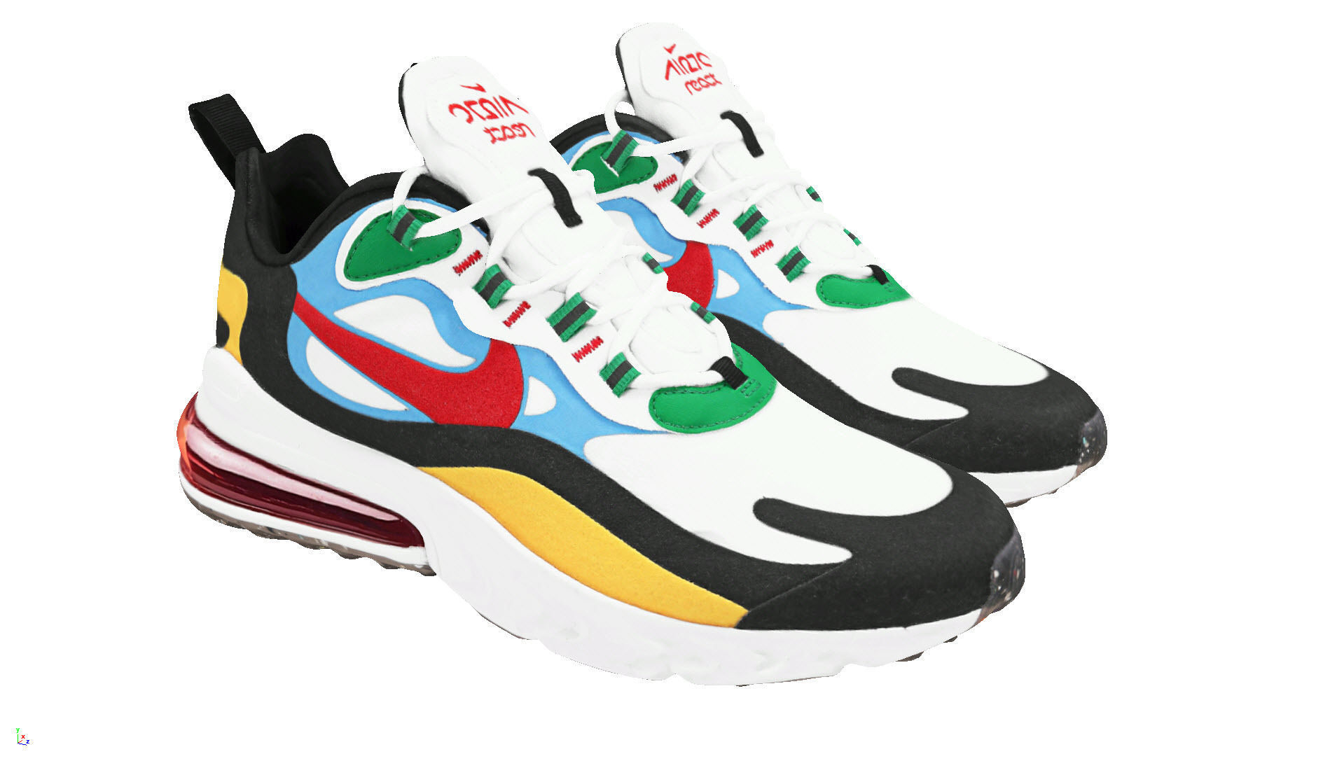 Nike Air Max 270 React 3D model_3