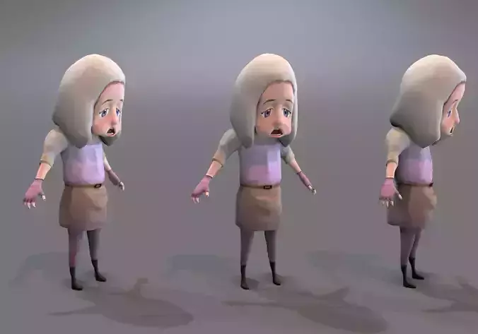 scary white girl with open mouth