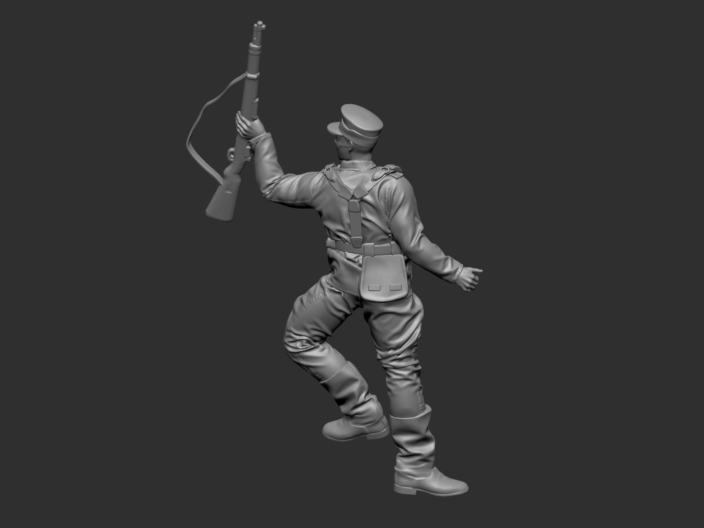 GermanSoldier  6  ww2 3D print model_20