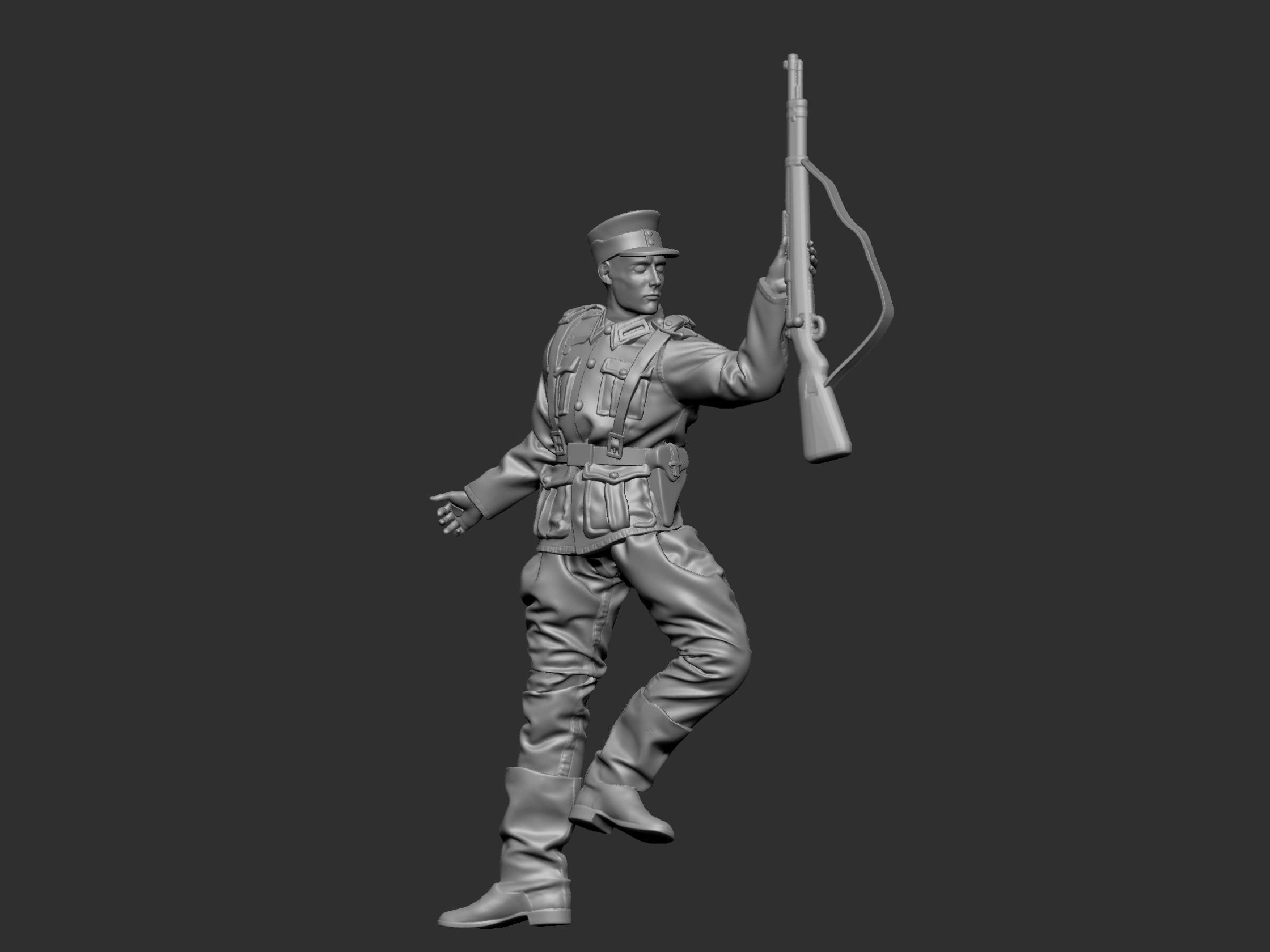 GermanSoldier  6  ww2 3D print model_39