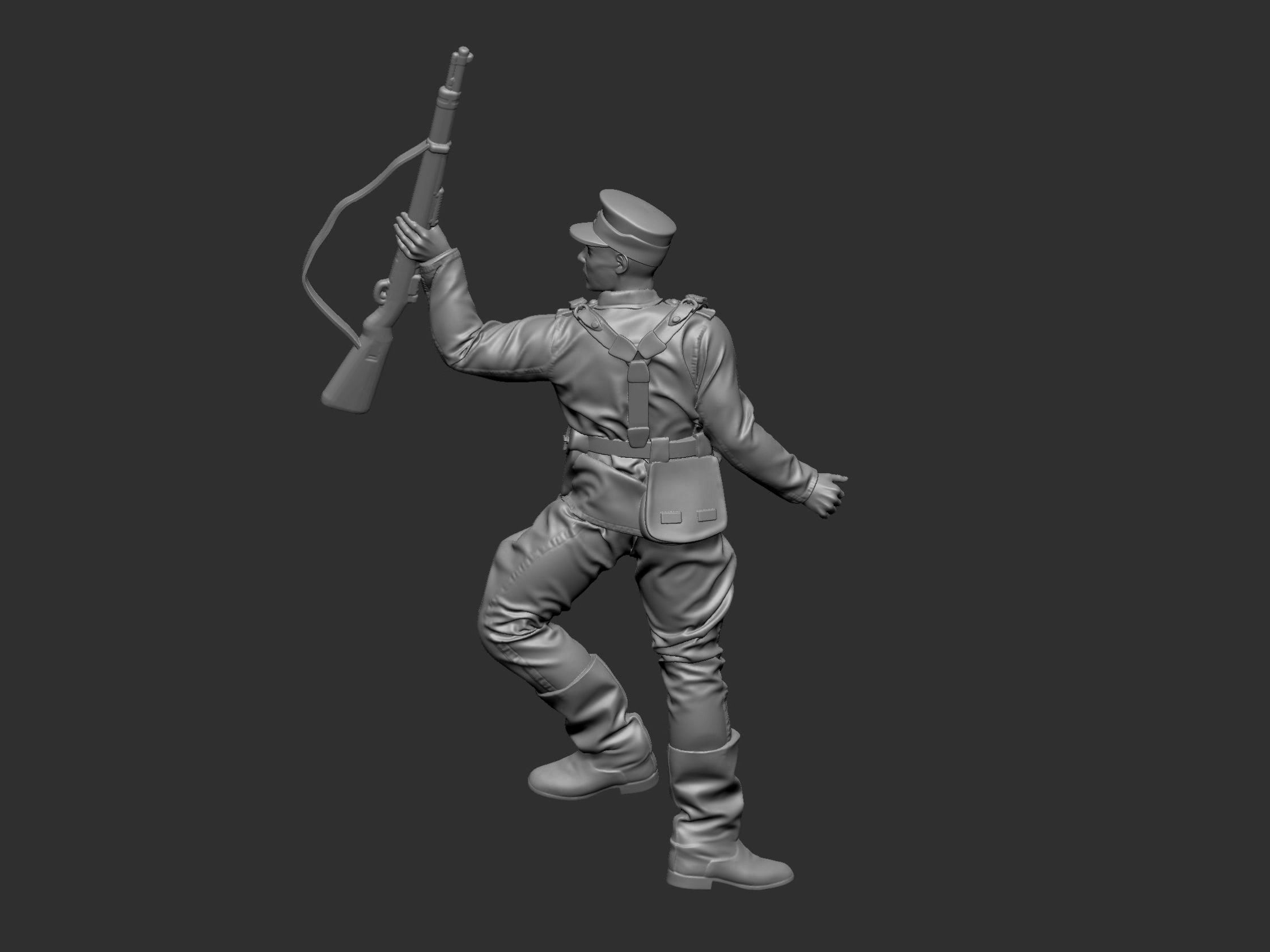 GermanSoldier  6  ww2 3D print model_23