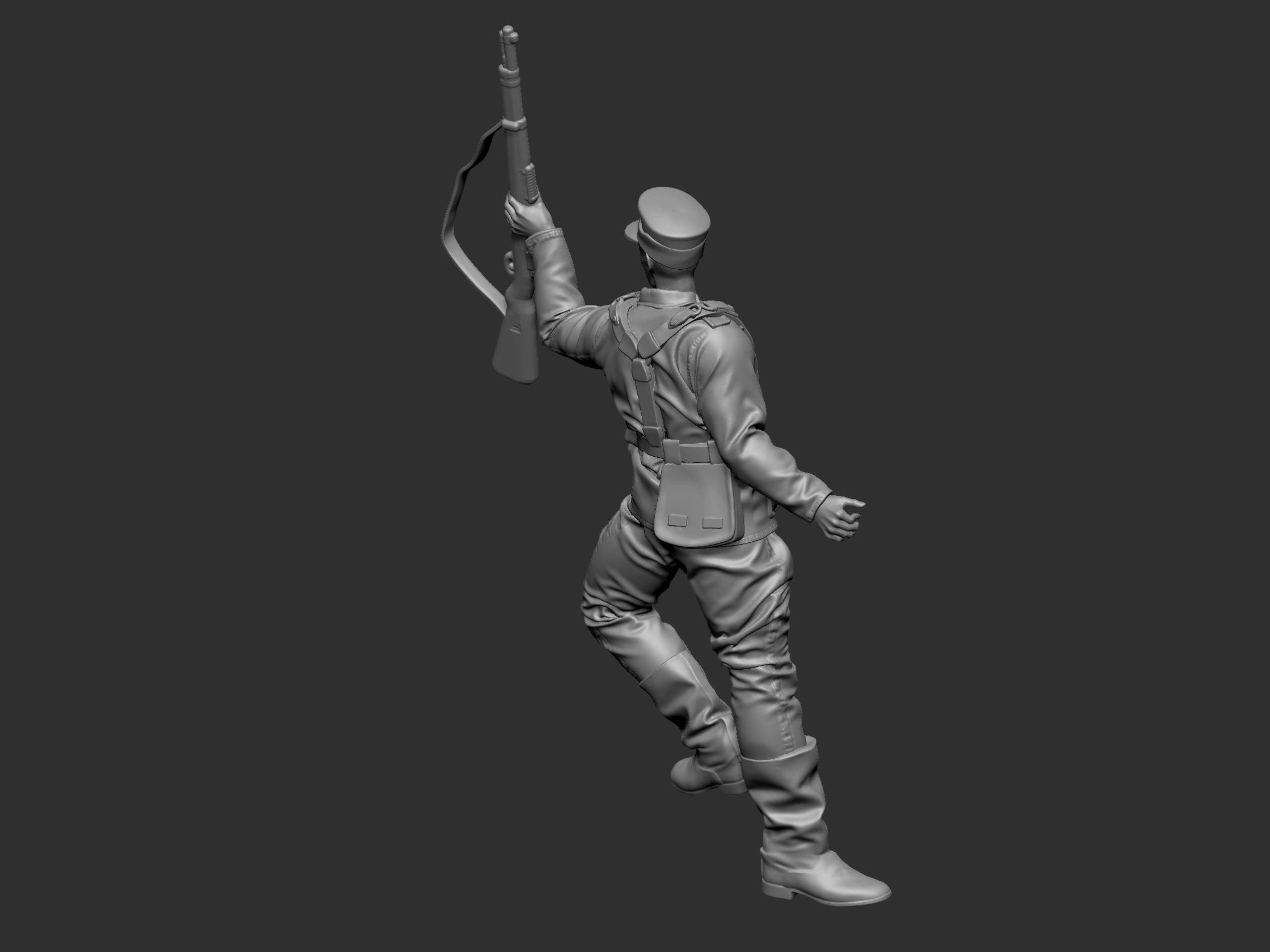 GermanSoldier  6  ww2 3D print model_18