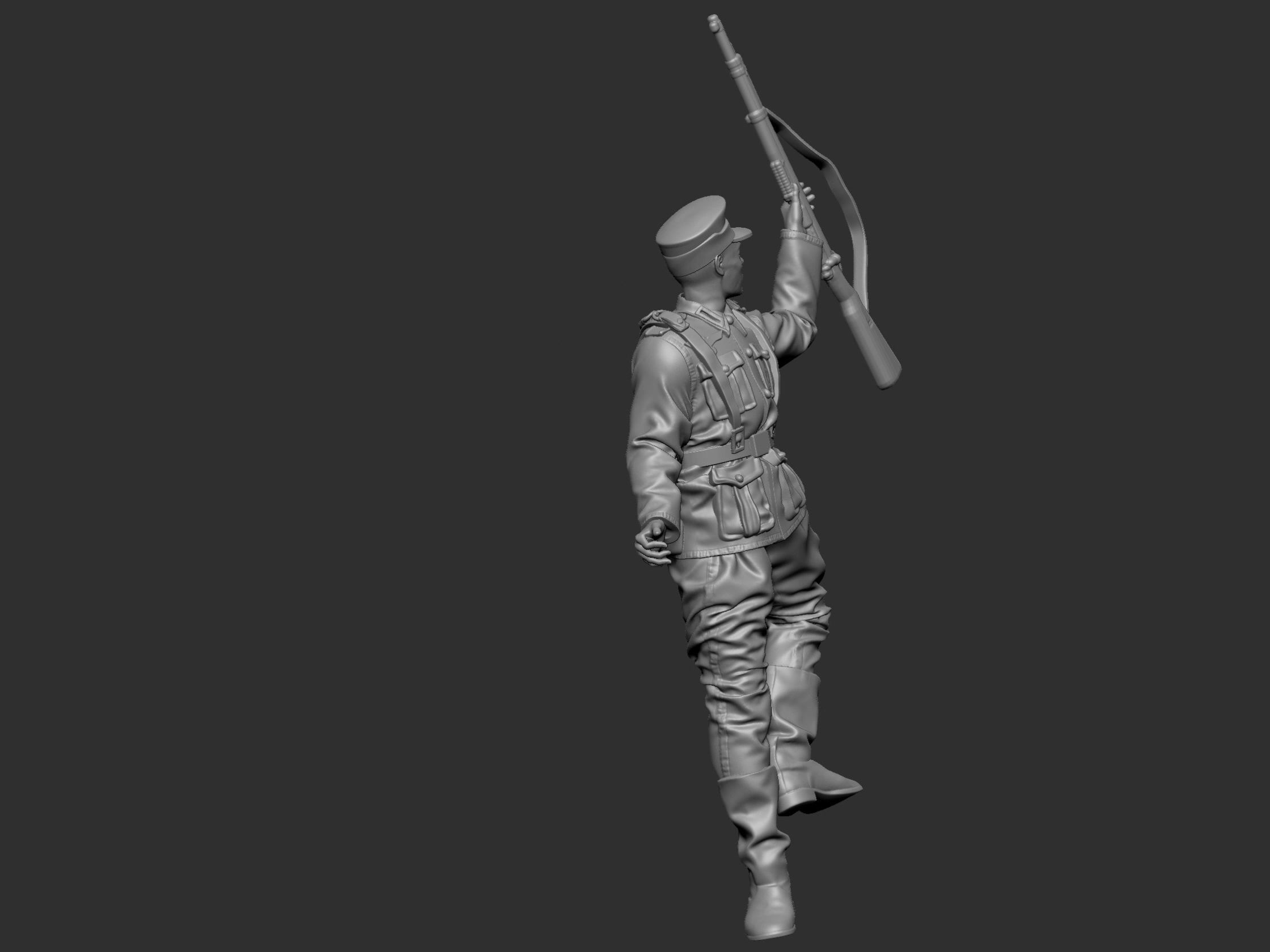 GermanSoldier  6  ww2 3D print model_10