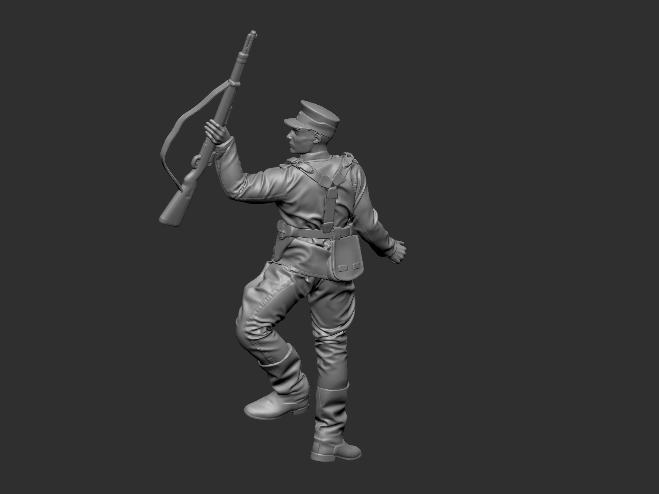 GermanSoldier  6  ww2 3D print model_26