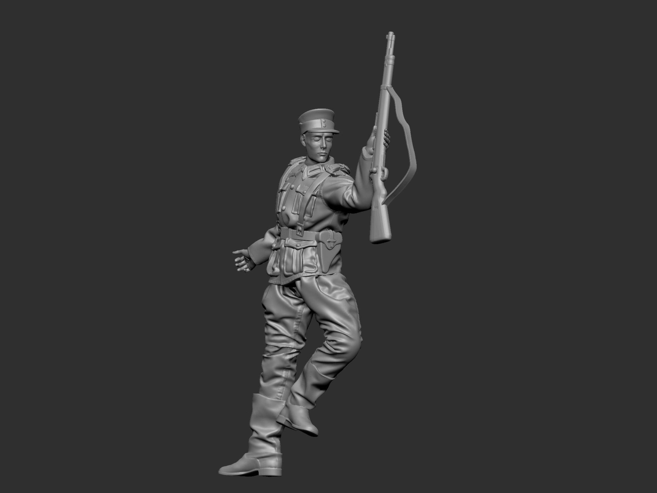 GermanSoldier  6  ww2 3D print model_37