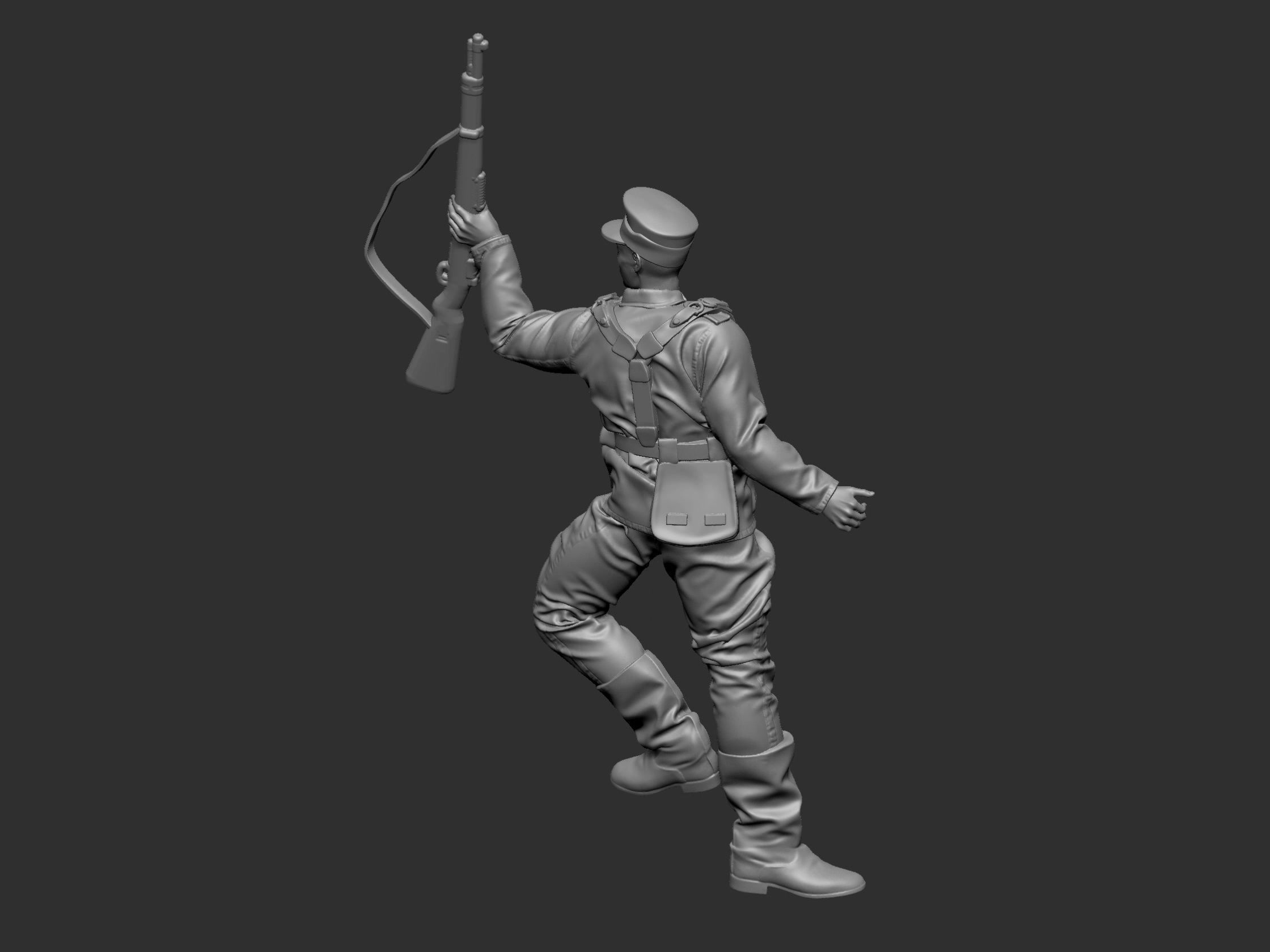 GermanSoldier  6  ww2 3D print model_21