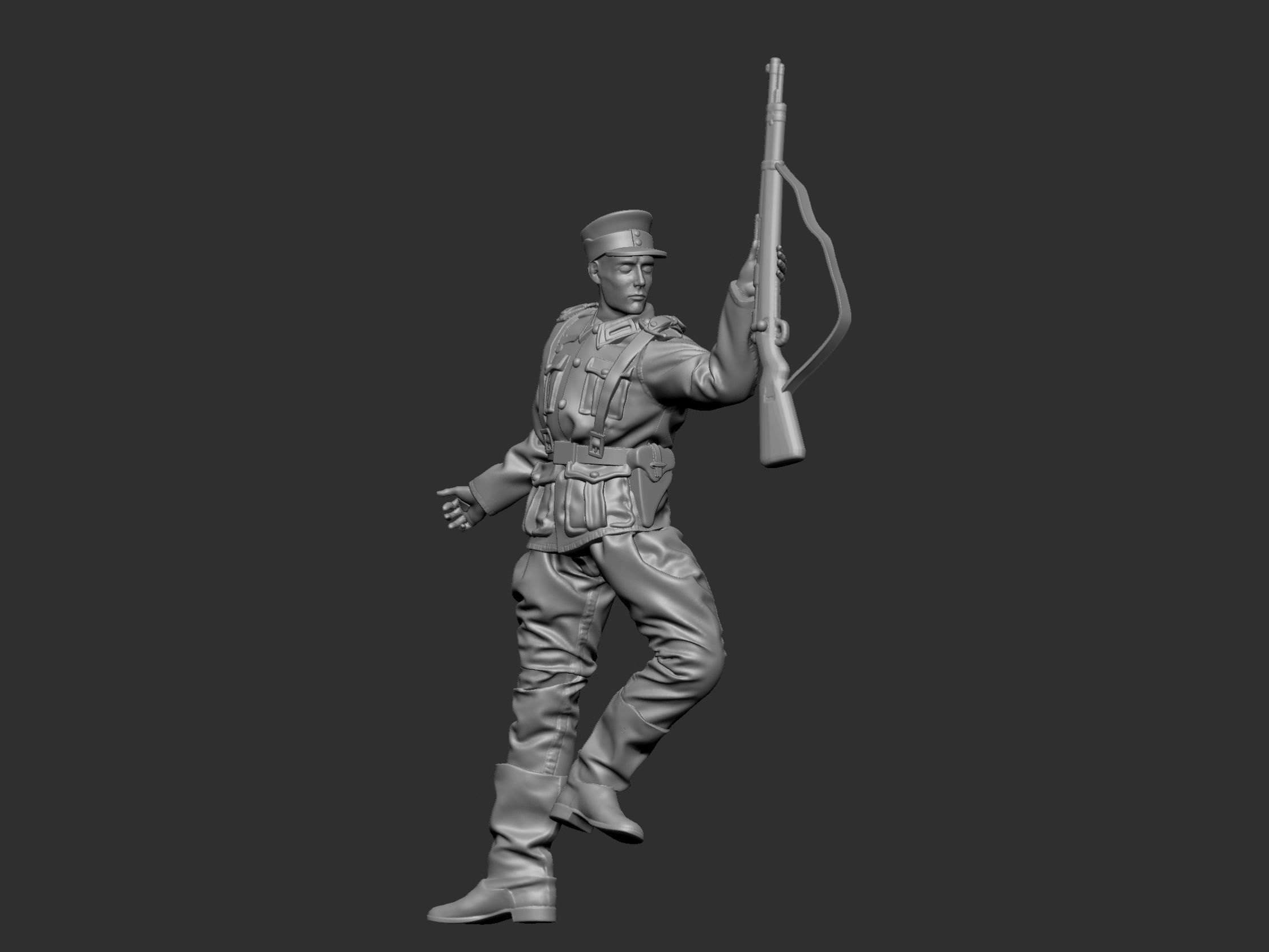 GermanSoldier  6  ww2 3D print model_38