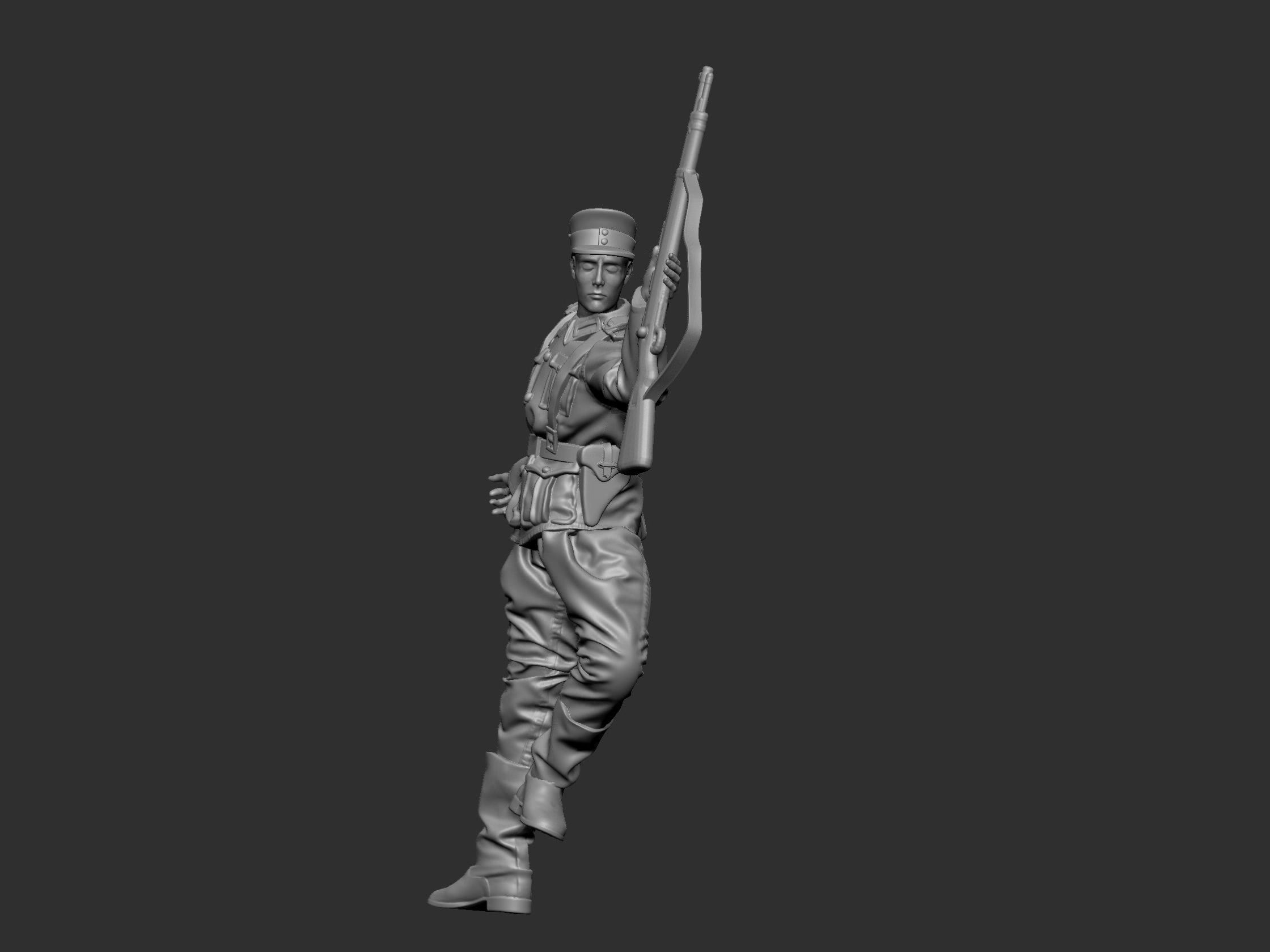GermanSoldier  6  ww2 3D print model_35