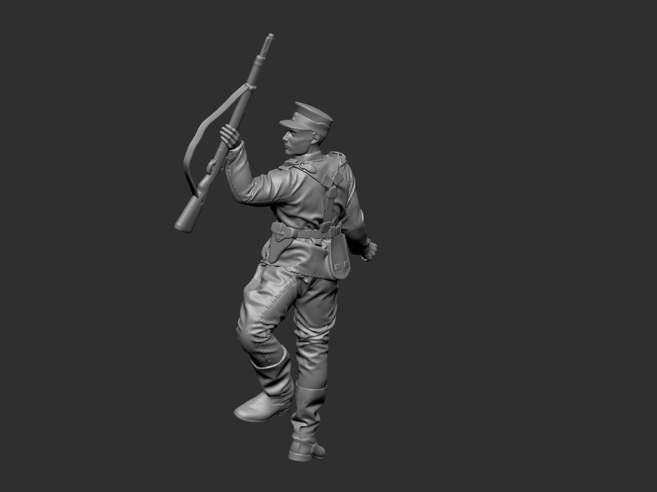 GermanSoldier  6  ww2 3D print model_28