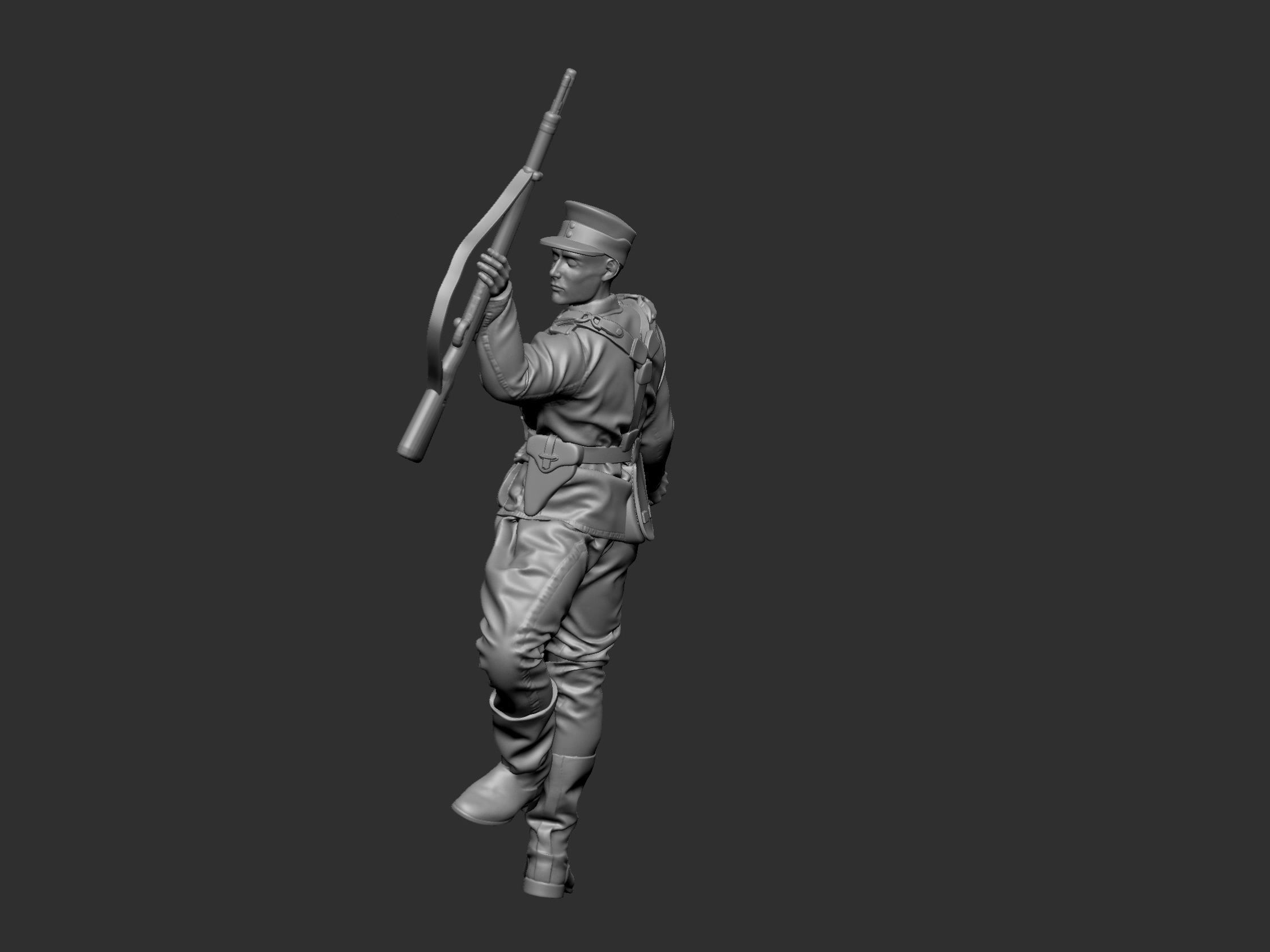 GermanSoldier  6  ww2 3D print model_30