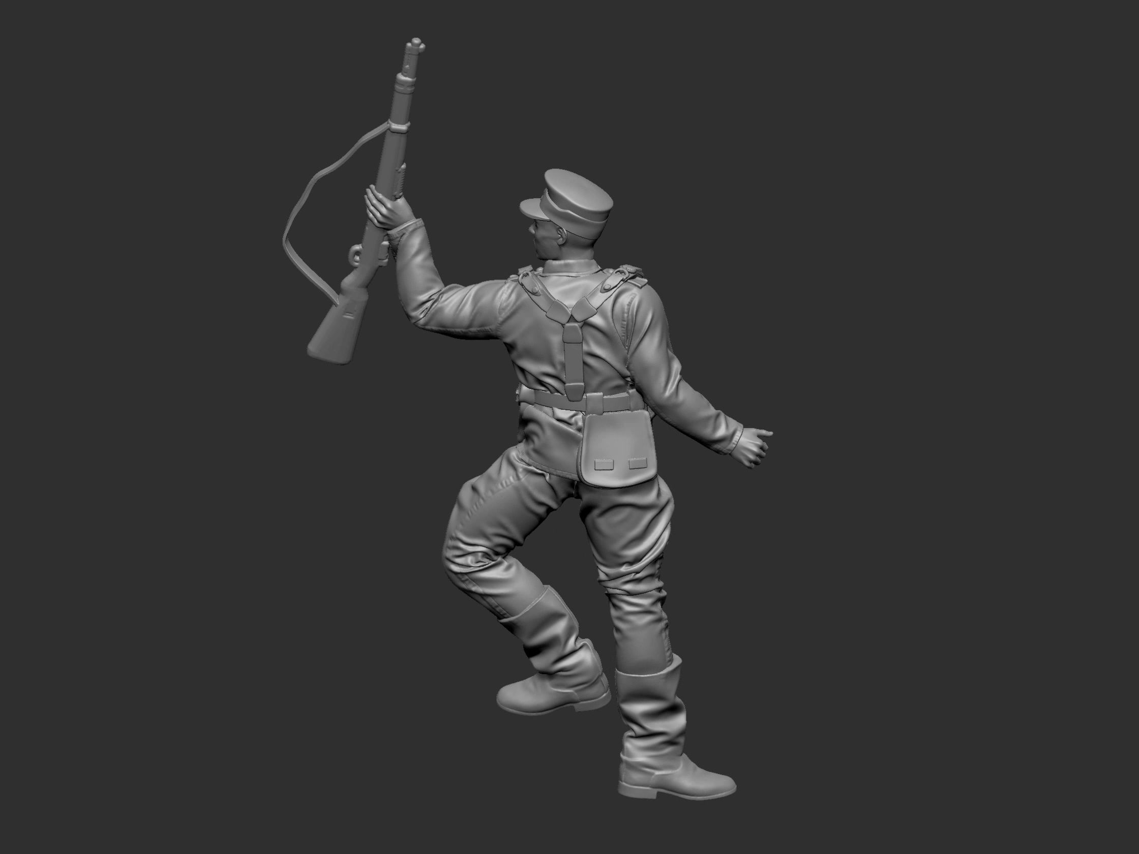 GermanSoldier  6  ww2 3D print model_22