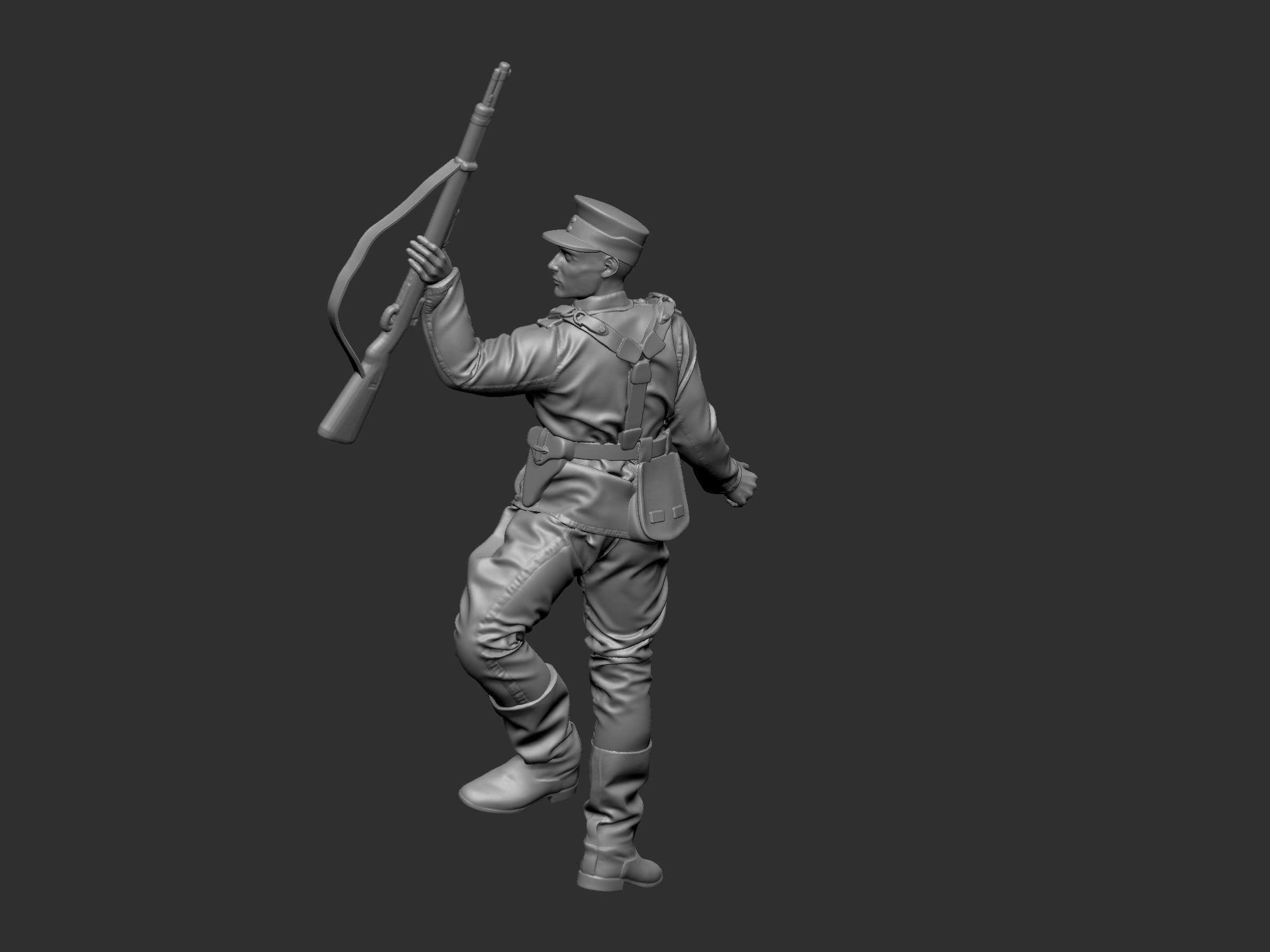 GermanSoldier  6  ww2 3D print model_27
