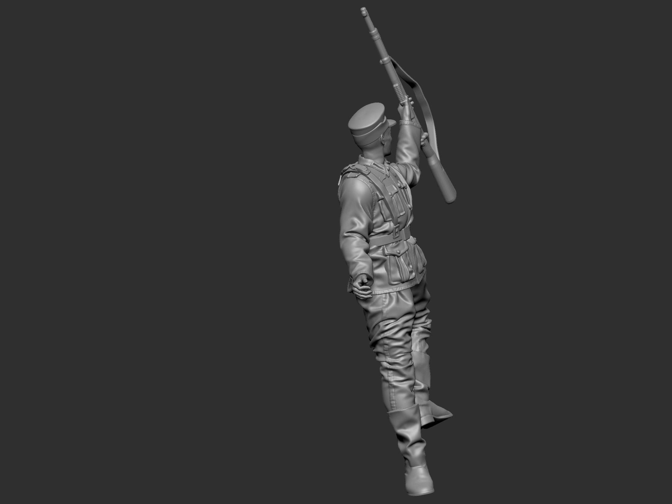 GermanSoldier  6  ww2 3D print model_11