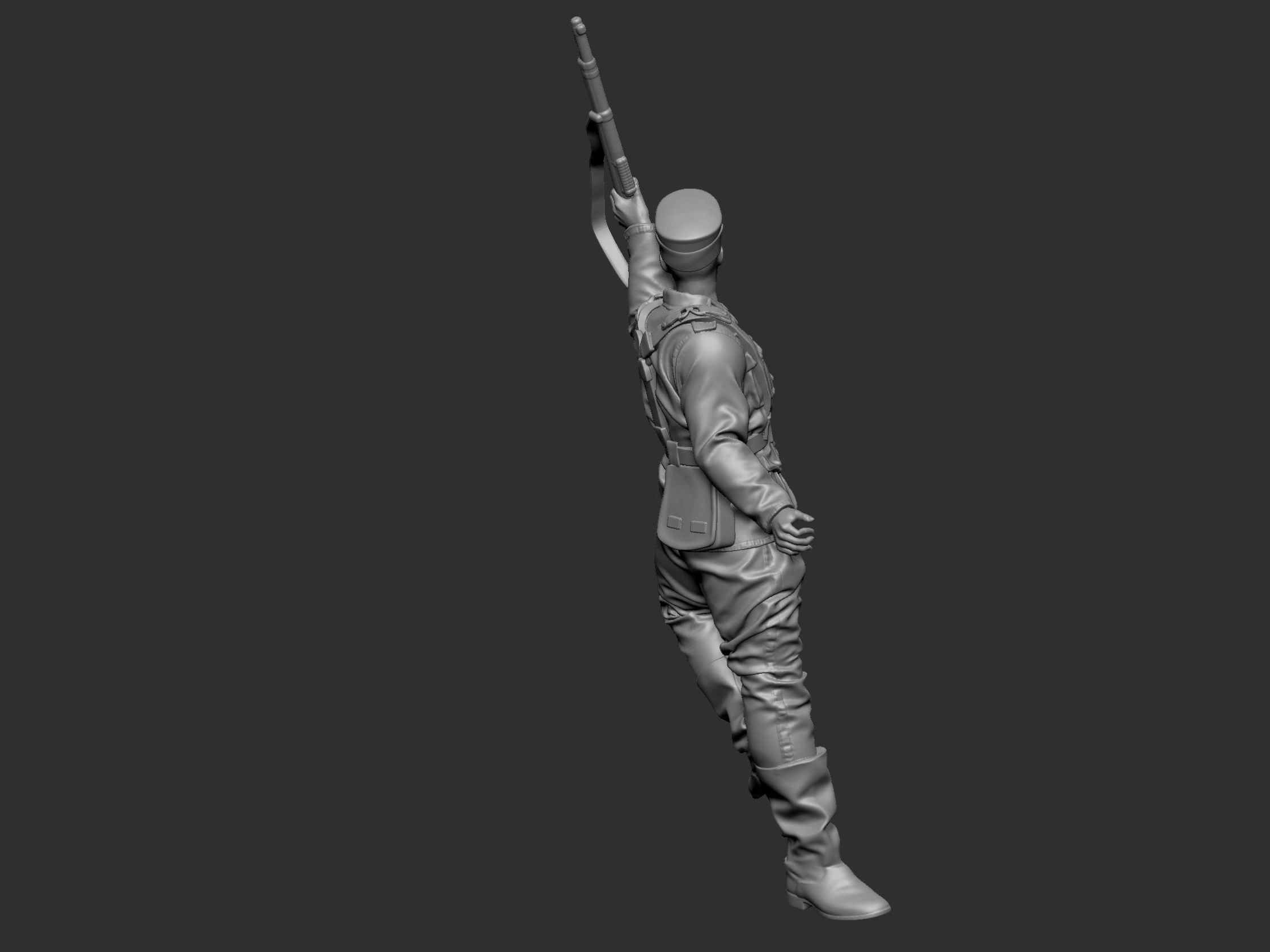 GermanSoldier  6  ww2 3D print model_15