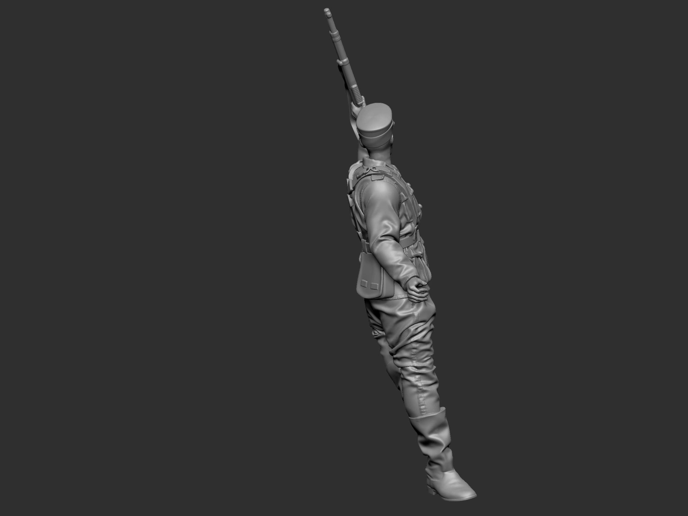 GermanSoldier  6  ww2 3D print model_14