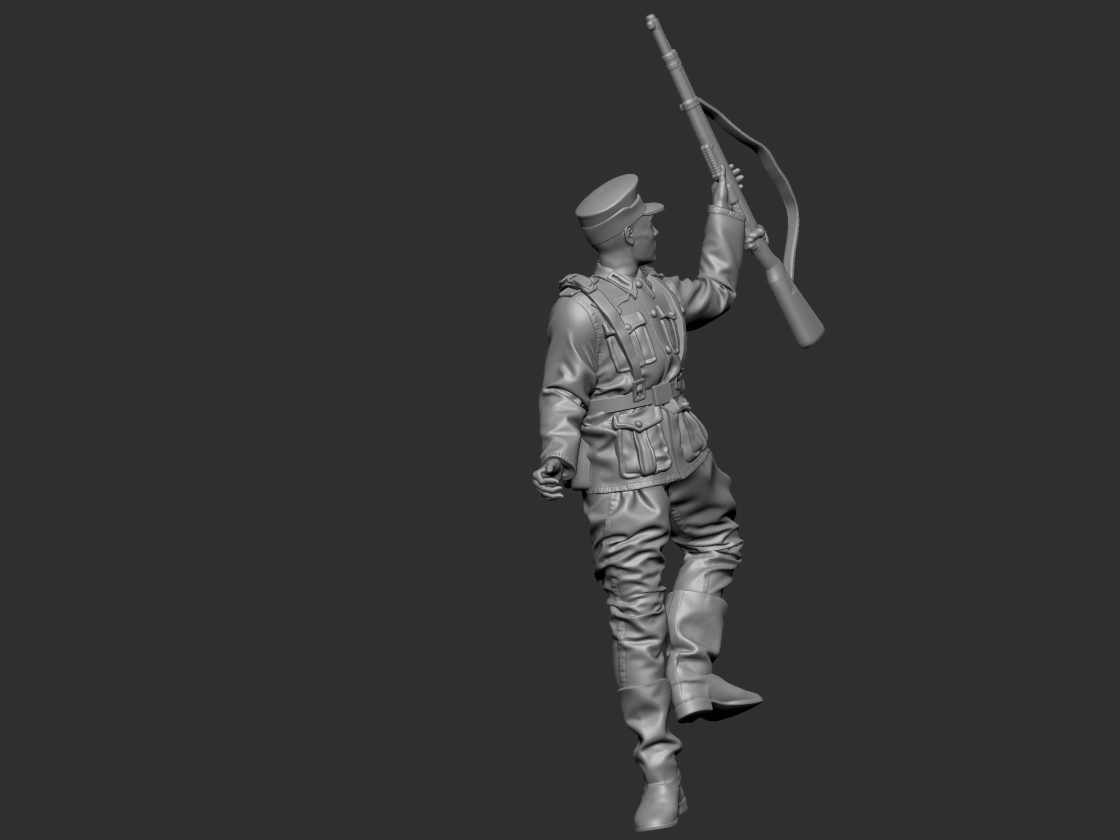 GermanSoldier  6  ww2 3D print model_9