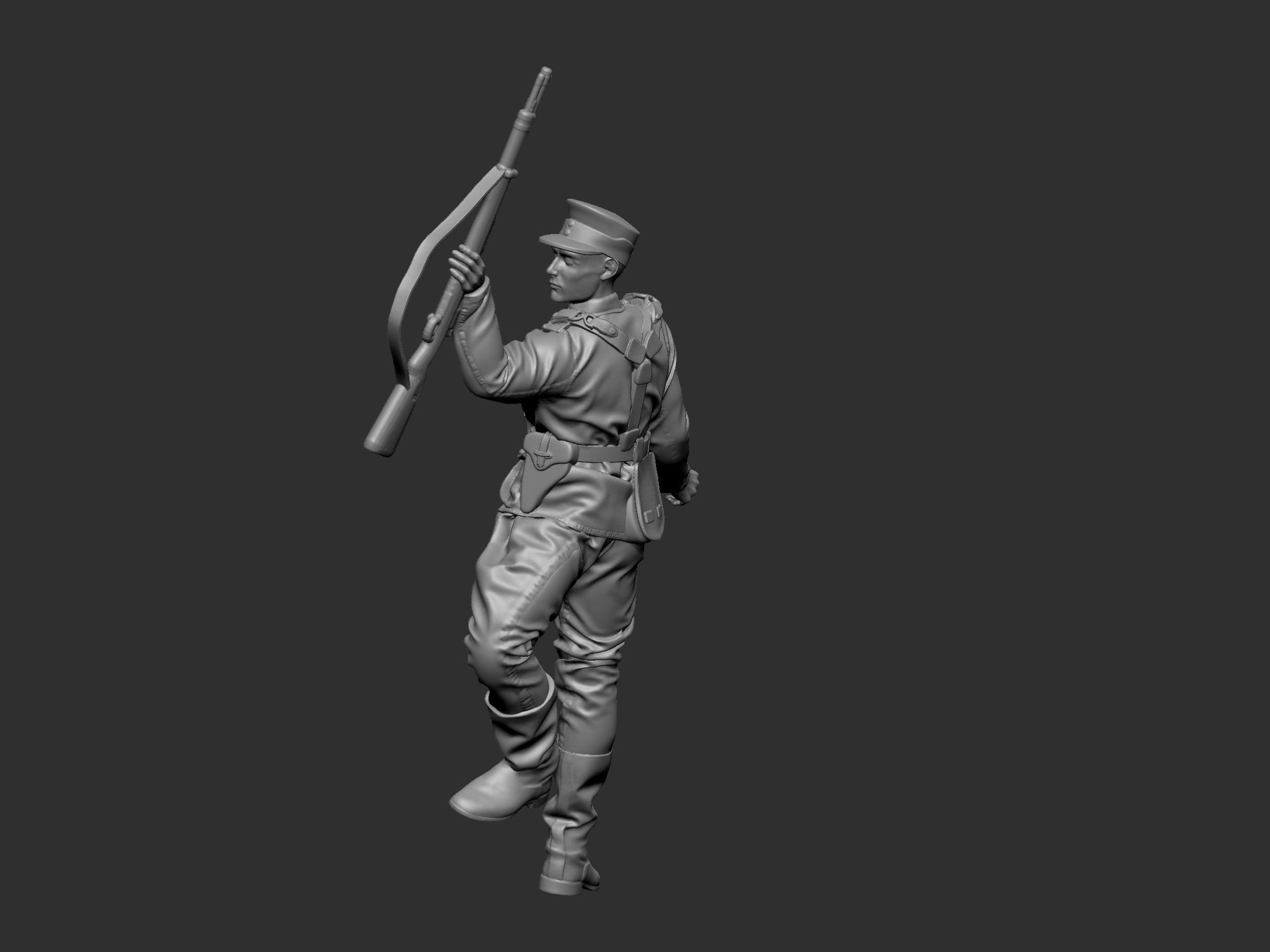GermanSoldier  6  ww2 3D print model_29