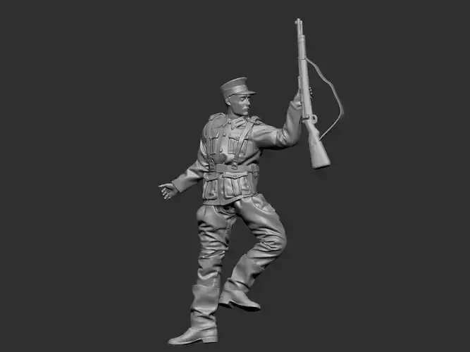 GermanSoldier  6  ww2 3D print model