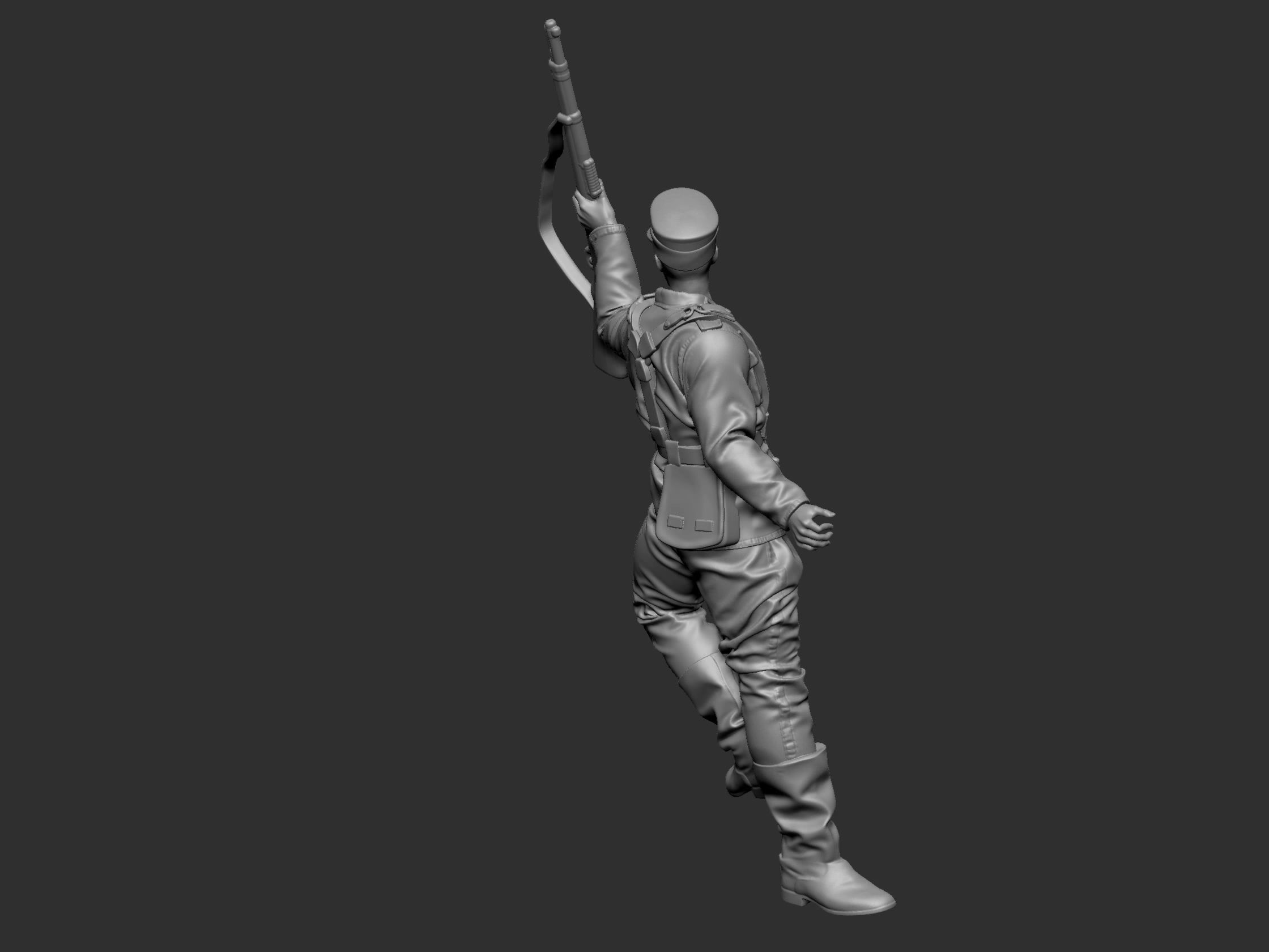 GermanSoldier  6  ww2 3D print model_16